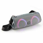 T&G TG676 30W Music Battle Drum Portable Strap Bluetooth Speaker with RGB Light(Grey)