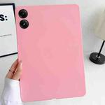 For Redmi Pad Pro Oil Spray Skin-friendly TPU Tablet Case(Pink)