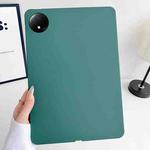 For Redmi Pad SE 4G 8.7 inch Oil Spray Skin-friendly TPU Tablet Case(Deep Green)