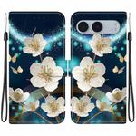 For OnePlus Nord 4 Crystal Texture Colored Drawing Leather Phone Case(Magnolia)