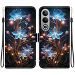 For OnePlus Nord CE4 5G Crystal Texture Colored Drawing Leather Phone Case(Little Lantern Flower)