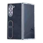 For Samsung Galaxy Z Fold5 Invisible Stand Design Fold Phone Case(Black)