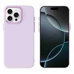 For iPhone 16 Pro Max PC Flocking MagSafe Magnetic Phone Case(Pink Purple)