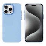 For iPhone 15 Pro PC Flocking MagSafe Magnetic Phone Case(Blue)