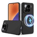 For Xiaomi 15 Shockproof Silicone Magsafe Phone Case(Black)