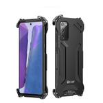 For Samsung Galaxy Note 20 R-JUST Shockproof Armor Metal Protective Case(Black)