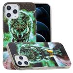 For iPhone 12 Pro Max Luminous TPU Soft Protective Case(Ferocious Wolf)