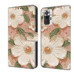 For Redmi Note 10 Pro 4G Fresh Painted Leather Phone Case(Sunflower)