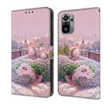 For Redmi Note 12 Pro 4G / 11 Pro Fresh Painted Leather Phone Case(Garden)