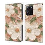For Redmi Note 12 Pro 5G Global Fresh Painted Leather Phone Case(Sunflower)