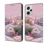 For Redmi Note 12 Pro+ Global Fresh Painted Leather Phone Case(Garden)