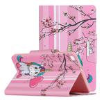 For Samsung Galaxy Tab A 8.0 (2019) / T290 Painted Pattern Horizontal Flip Leather Case with Holder(Sakura Unicorn)