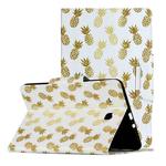 For Samsung Galaxy Tab E 9.6 / T560 Painted Pattern Horizontal Flip Leather Case with Holder(Pineapple)