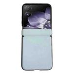 For Xiaomi Mix Flip Integrated Magnetic Axis Solid Color Leather Texture Phone Case(Blue)