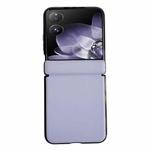 For Xiaomi Mix Flip Integrated Magnetic Axis Solid Color Leather Texture Phone Case(Purple)