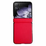 For Xiaomi Mix Flip Integrated Magnetic Axis Solid Color Leather Texture Phone Case(Red)