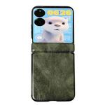 For Xiaomi Mix Flip Integrated Magnetic Axis Crazy Horse Texture Phone Case(Green)