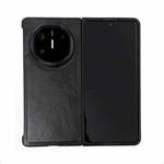 For Huawei Mate X6 Crazy Horse Texture PU + PC Phone Case(Black)