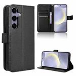 For Samsung Galaxy S25 5G Diamond Texture Leather Phone Case(Black)
