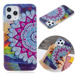 For iPhone 12 Pro Max Luminous TPU Soft Protective Case(Half Flower)