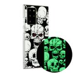 For Samsung Galaxy Note20 Ultra Luminous TPU Soft Protective Case(Skull)