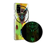 For Samsung Galaxy Note20 Luminous TPU Soft Protective Case(Owl)