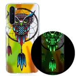 For OnePlus Nord Luminous TPU Soft Protective Case(Owl)