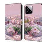 For Xiaomi 14 Fresh Painted Leather Phone Case(Garden)