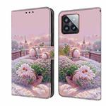 For Xiaomi 14 Pro Fresh Painted Leather Phone Case(Garden)