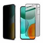 For Honor X6c 4G imak HD Full Screen Privacy Tempered Glass Protective Film