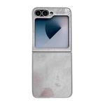 For Samsung Galaxy Z Flip5 5G Silver Edge PC Folding Phone Case(Glacier)