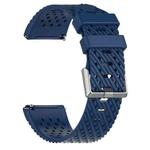 For Fitbit Versa / Versa 2 / Versa Lite 23cm Breathable Silicone Watch Band(Blue)