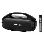 awei Y886 Portable TWS Bluetooth Speaker with Microphone(Black)