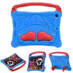 For iPad 10.2 2021 / 2020 / 2019 Boxing Series Kickstand EVA Shockproof Tablet Case with Shoulder Strap(Blue Red)