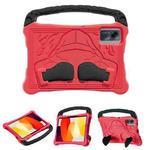 For Xiaomi Redmi Pad SE 11 2023 Boxing Series Kickstand EVA Shockproof Tablet Case with Shoulder Strap(Red Black)