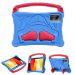 For Xiaomi Redmi Pad SE 11 2023 Boxing Series Kickstand EVA Shockproof Tablet Case with Shoulder Strap(Blue Red)