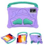 For Xiaomi Redmi Pad SE 11 2023 Boxing Series Kickstand EVA Shockproof Tablet Case with Shoulder Strap(Purple Mint)