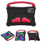 For For Lenovo Tab M11/ Xiaoxin Pad 11 2024 Boxing Series Kickstand EVA Shockproof Tablet Case with Shoulder Strap(Black Red)