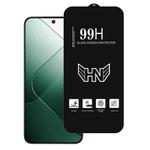 For Xiaomi 14 High Aluminum Large Arc Full Screen Tempered Glass Film
