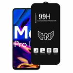 For Xiaomi Poco M6 High Aluminum Large Arc Full Screen Tempered Glass Film