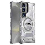 For Samsung Galaxy S24+ 5G wlons Explorer Series PC Hybrid TPU MagSafe Magnetic Case(Grey)