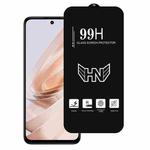 For Redmi Note 13R High Aluminum Large Arc Full Screen Tempered Glass Film