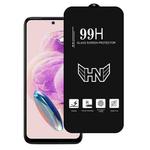 For Redmi Note 12S High Aluminum Large Arc Full Screen Tempered Glass Film