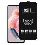 For Redmi Note 12 4G High Aluminum Large Arc Full Screen Tempered Glass Film