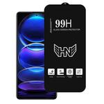 For Redmi Note 12 Pro+ High Aluminum Large Arc Full Screen Tempered Glass Film