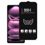 For Redmi Note 12 Pro 5G High Aluminum Large Arc Full Screen Tempered Glass Film