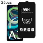 For Redmi A3 25pcs High Aluminum Large Arc Full Screen Tempered Glass Film