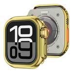 For Apple Watch Series 6 / 5 / 4 / SE 44mm Change to Ultra 49mm Zinc Alloy Watch Case(Bright Gold)