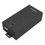 ORICO IH20P Industrial Grade 20 Ports USB 2.0 Hub, Plug:AU Plug(Black)