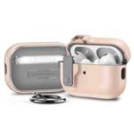 For AirPods Pro 2 Automatic Switch Lock Bluetooth Earphone Shockproof Protective Case(Pink)